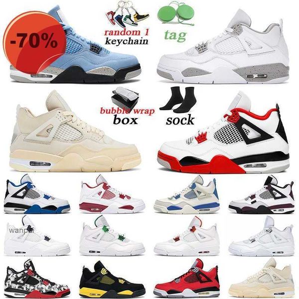 

basketball original shoes jumpman 4 sail men women 4s university blue fire red black cat white oreo mens trainer s air jordas jorde