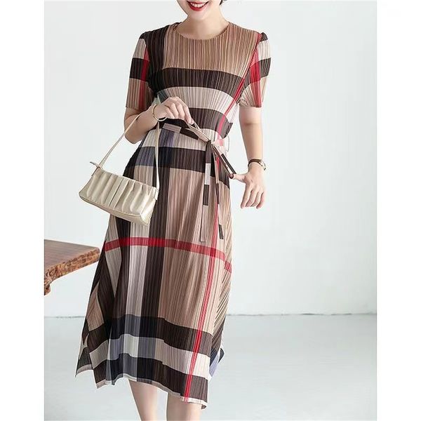 

casual dresses elegant short sleeve midi belt shirt dress for ladies single button printed cardigan dress women casual office club clothing, Black;gray
