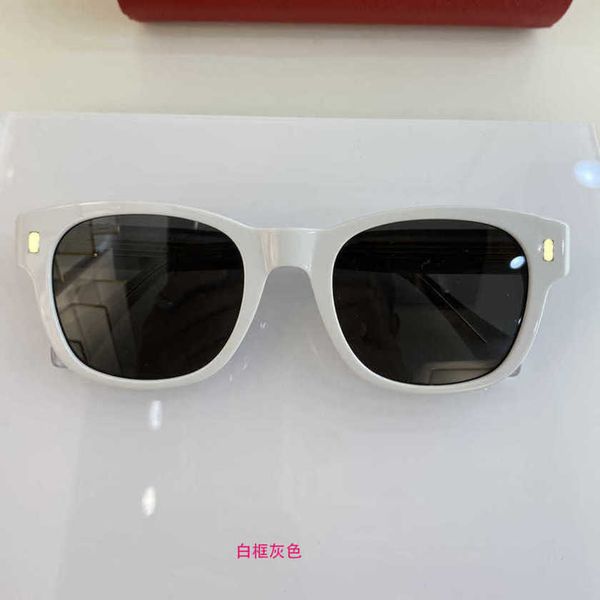 

40% off luxury designer new men's and women's sunglasses 20% off ins kajia fashion plate ins style small frame female personality, White;black