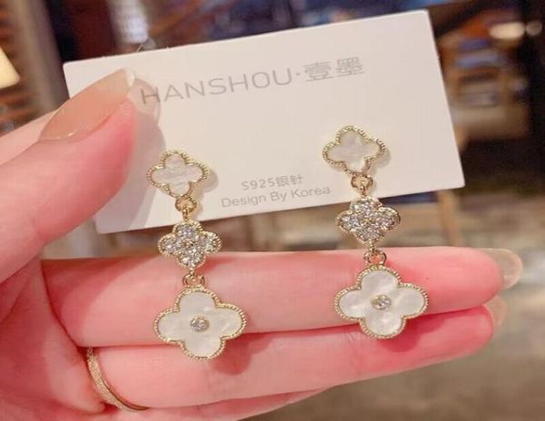 

designer jewelry earrings luxury earrings orecchini plated silver womens mens have earring trendy orrous small gold letter designe1131757