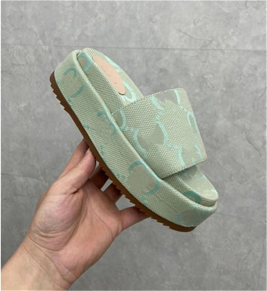 

designer luxury fashion woman sandal beach slippers thick bottom slippers platform women shoes alphabet lady sandals leather high heel slipp, Black