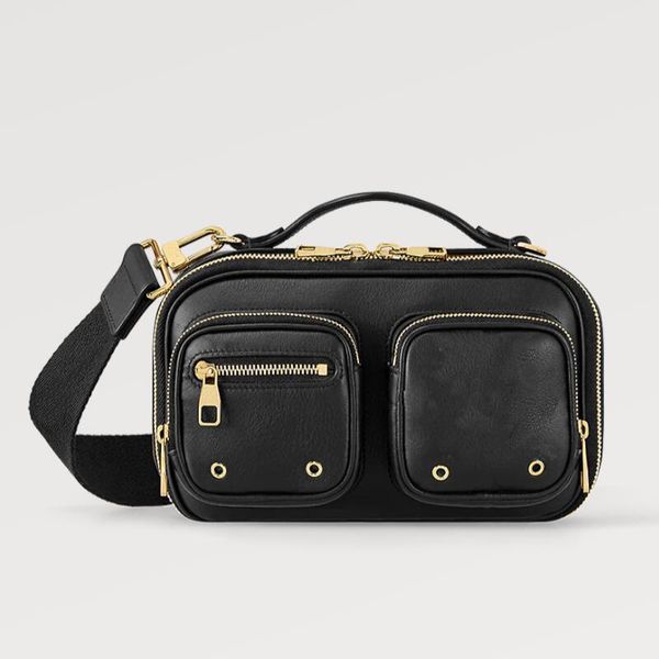

fashion bag outdoor women's handbag 2-piececlassic letter print design leather crossbody bag