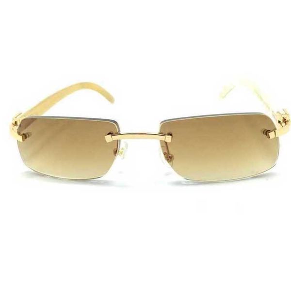 

20% off luxury designer new men's and women's sunglasses 20% off glasses buffalo horn shades eyewear brand glasses rimless wood gl, White;black