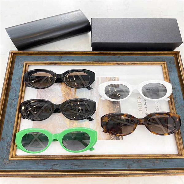 

luxury designer new men's and women's sunglasses 20% off b family ins fengwang red same round frame fashion personality street p, White;black
