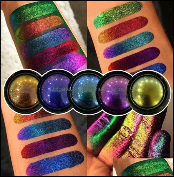 

eye shadow eyes makeup health beauty chameleon eyeshadow metallic shiny palette potato powder pigment professional ma dhzfm8529932