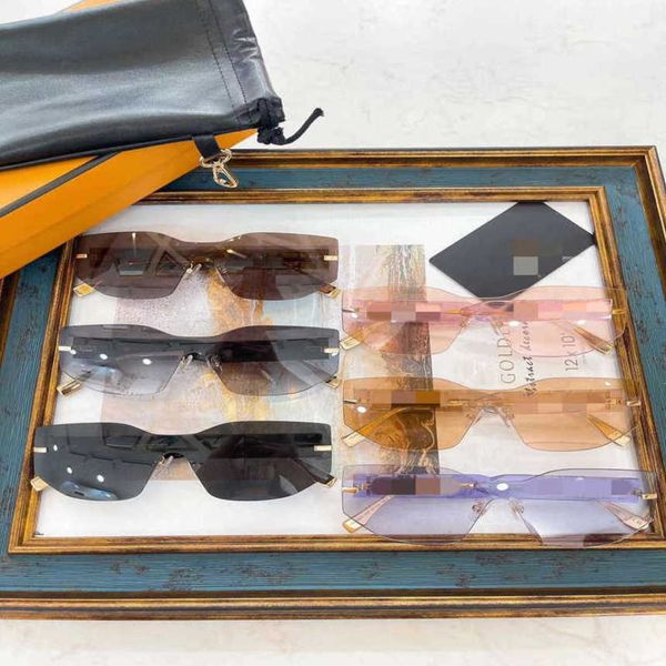 

luxury designer fashion sunglasses 20% off the f family style ins network celebrity fe40066u one-piece fashion trend, White;black