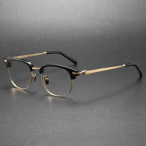 

40% off luxury designer new men's and women's sunglasses 20% off japan massada glasses business large m2036 plate pure titanium ey, White;black