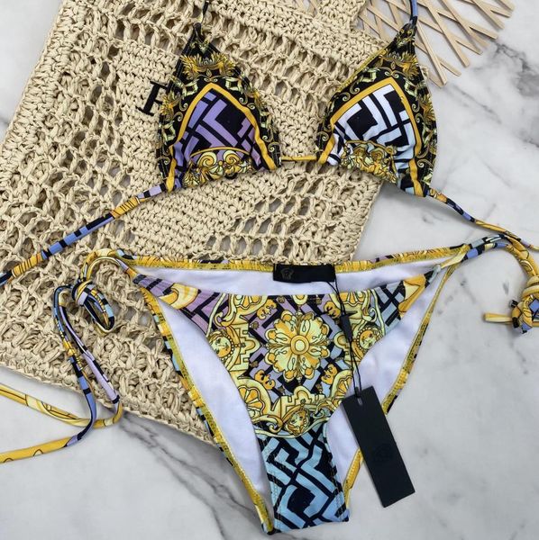 

women swimsuit two piece bikini sets designer beach bathing suits, White;black