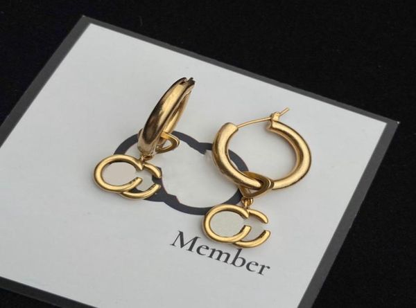 

women retro earrings designer jewelry womens new letters round earring classic earings designers gold accessories ladies ear studs4126791, Golden;silver