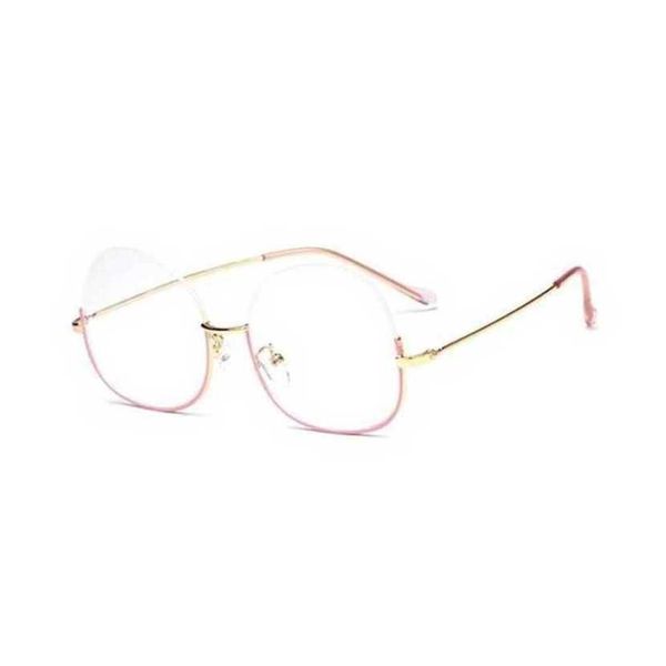 

30% off luxury designer new men's and women's sunglasses 20% off metal frame half rim clear women eye gold glasses men optical eye, White;black