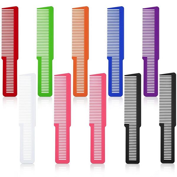 

salon hairdressing brush comb anti-static hair clipper wide tooth cutting comb pro salon hair care hairdressing styling tool 313, Silver
