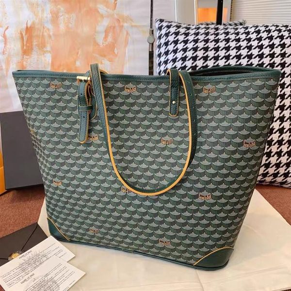 

bags faure le page tote bag fish scale large capacity shopping one shoulder women's classic handbag europe and america foldin330l