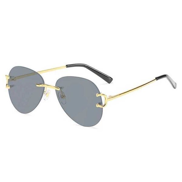 

30% off luxury designer new men's and women's sunglasses 20% off frameless fashion same toad glasses trend women, White;black
