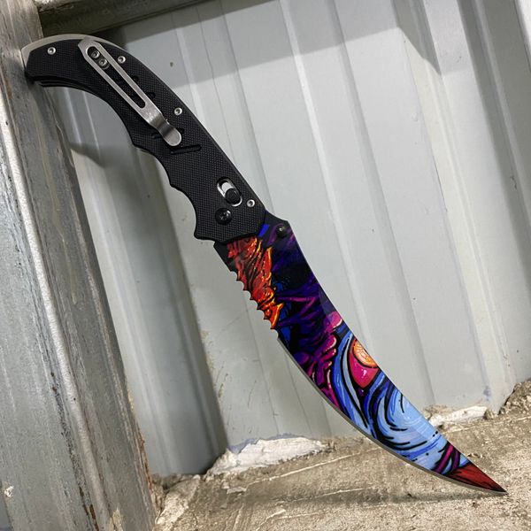 

csgo long flip knife hyper beast pocket folding knifes chef cook kitchen hunting outdoor knifess camping survival tactical knife cs butterfl