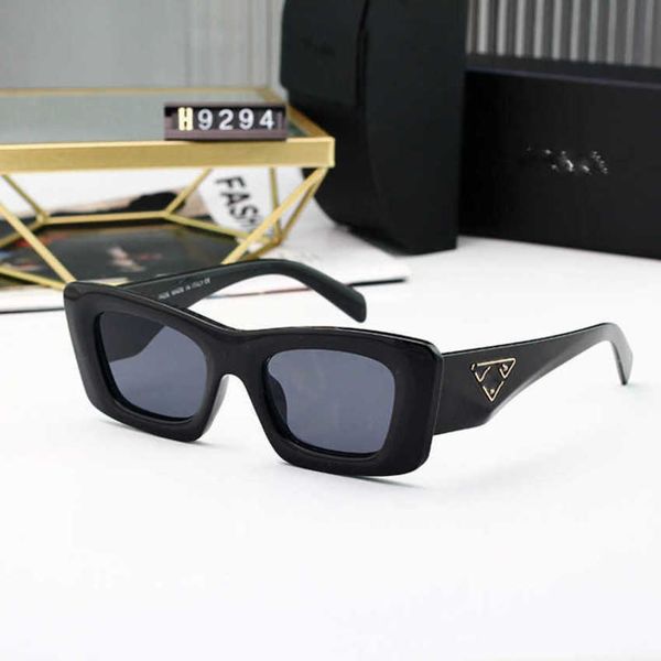 

luxury designer new sunglasses cat-eye future net red large frame fashionable for men women, White;black
