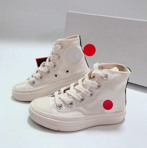 

new infant big kids knit play for girl boys love canvas running shoes designer baby youth kids breathable white black child climbi1493460, Black;red