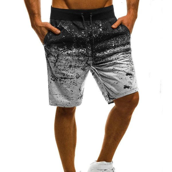 

men's shorts 2023 summer casual fashion printed sweat joggers sweatpants streetwear pantalones cortos hombre plus size 230325, White;black