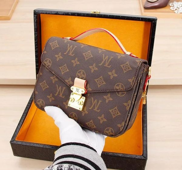 

designer bags women handbag shoulder bag messenger bags classic style fashion shoulder lady totes handbags purse wallet m45685, Red;black