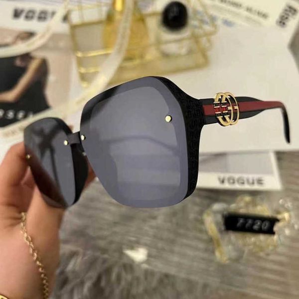 

30% off luxury designer new men's and women's sunglasses 20% off round frame thin popular online live broadcast street p polarized, White;black