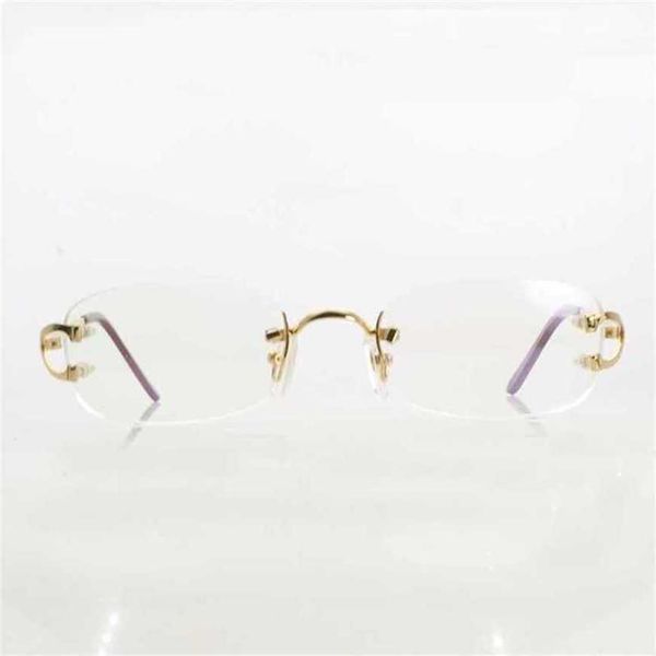 

luxury designer sunglasses 20% off vintage eye for women metal clear rimless optical glasses frame womens eyeglasses brand men accessorieska, White;black