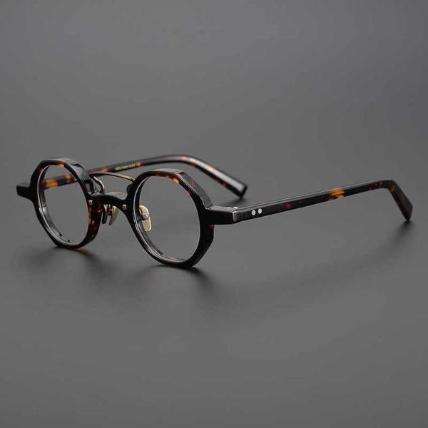 

50% off luxury designer new men's and women's sunglasses 20% off tortoiseshell color japanese square hand-made irregular glasses f, White;black