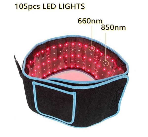 

portable slim equipment 660nm 850nm fat weight loss physical near infrared red light therapy laser lipo wrap belt hernia mat blank9061657