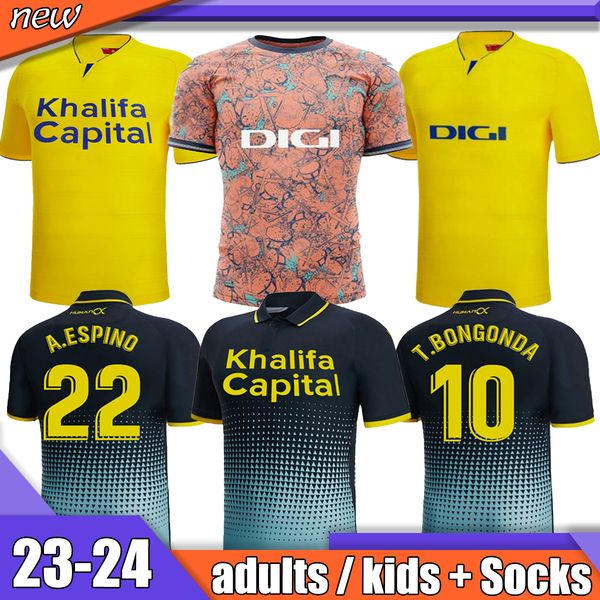 

23 24 bodiger cadiz carnaval negredo soccer jerseys cadiz cf home away 2022 2023 lozano alex juan cala camiseta a liga maillots de football, Black;yellow