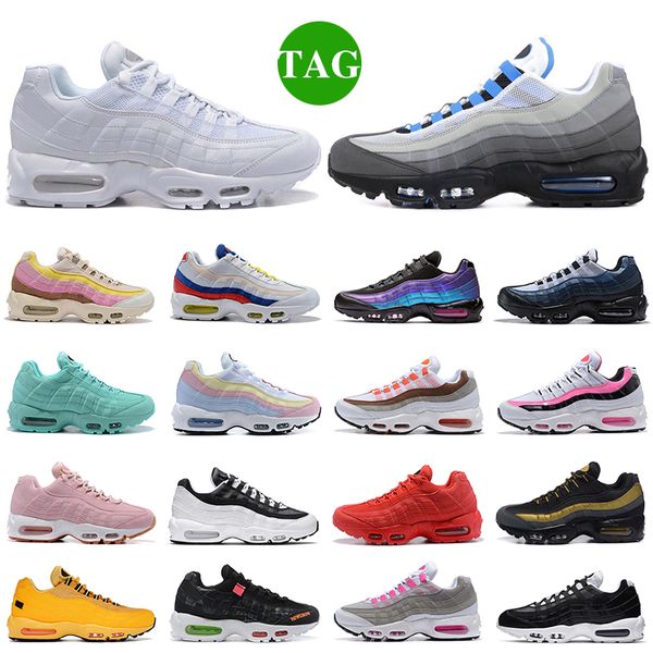 

2023 outdoor shoes 95 95s trainers sport sneakers women men dark driftwood khaki total orange off noir volt light charcoal beige bordeaux wo