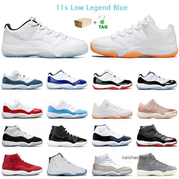 

2023 11s basketball shoes for men women 11 low legend blue concord prom night jubilee 25th anniversary mens trainers sport sneaker with bo j, Black