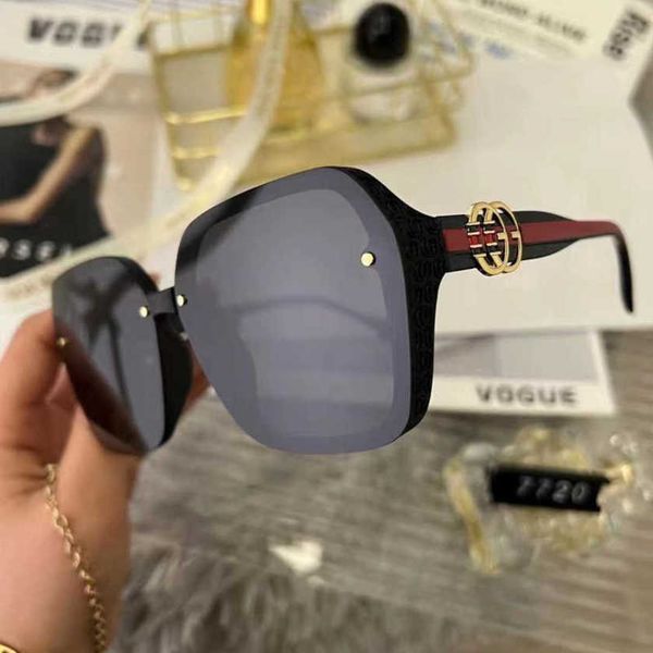 

40% off luxury designer new men's and women's sunglasses 20% off round frame thin popular online live broadcast street p polarized, White;black