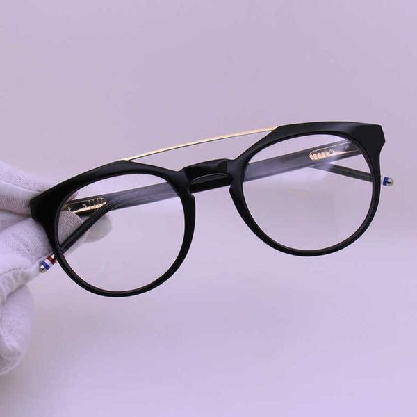 

30% off luxury designer new men's and women's sunglasses 20% off tb408 large face round frame glasses fashion korean version myopi, White;black