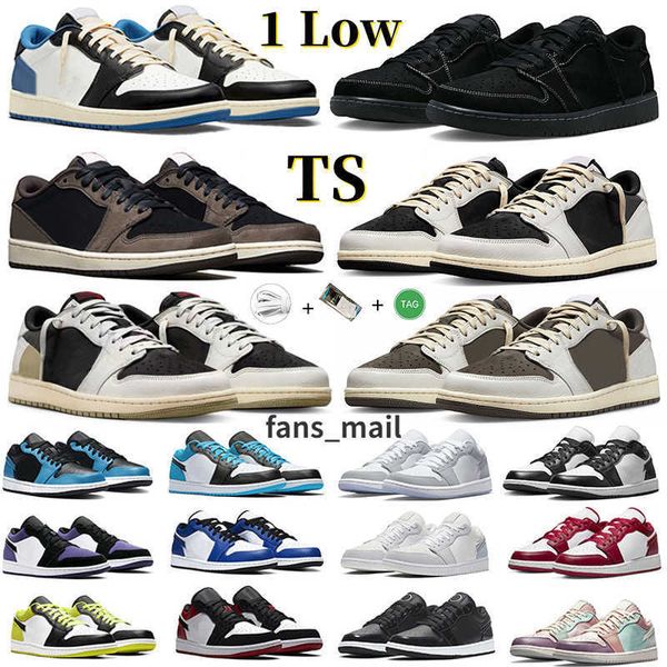 

jumpman 1 1s low mens basketball shoes sneaker ts x reverse dark mocha fragment wolf grey olive sail black phantom unc panda paris men women