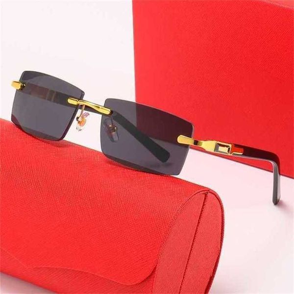 

20% off luxury designer new men's and women's sunglasses 20% off frameless plate fashion business square optical frame glasseskaji, White;black