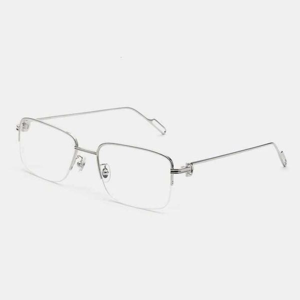 

40% off luxury designer new men's and women's sunglasses 20% off series 0218 fashion half frame pure titanium myopia glasses high, White;black