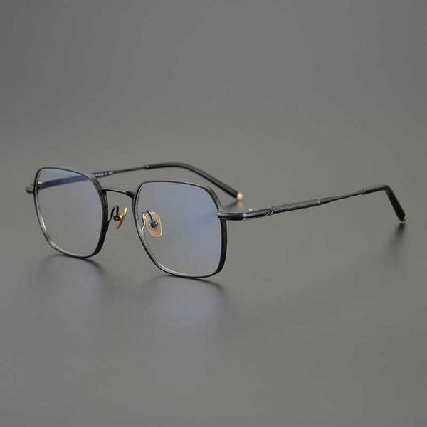 

designer men's and women's beach couple sunglasses 20% off japanese handmade pure titanium show thin high texture gun color ultra, White;black