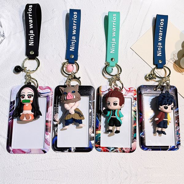 

fashion cartoon japan style jewelry keychains school food card anti-lost key ring accessories craft gift, Red;brown