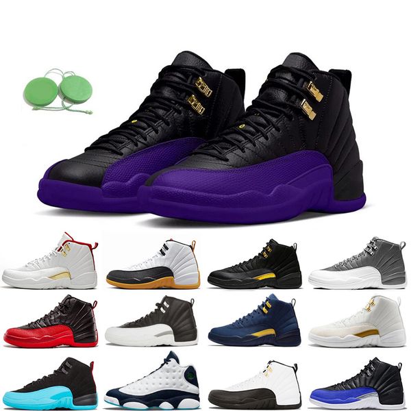

2023 12 basketball shoes 12s mens sneakers black taxi bulls dark concord field purple indigo game royal gamma blue stealth trainers sports s