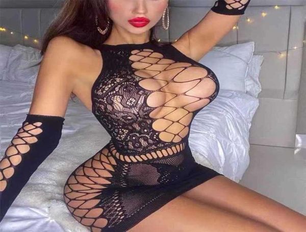 

set s3xl plus size women lingerie erotic underwear porno fishnet babydoll lenceria body stocking costumes 1161274, Red;black