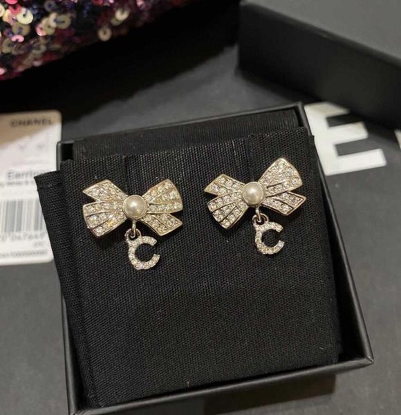 

2022 charm drop earring knot shape in 18k gold plated and nature shell beads words design for women engagement have bo5681522, Golden