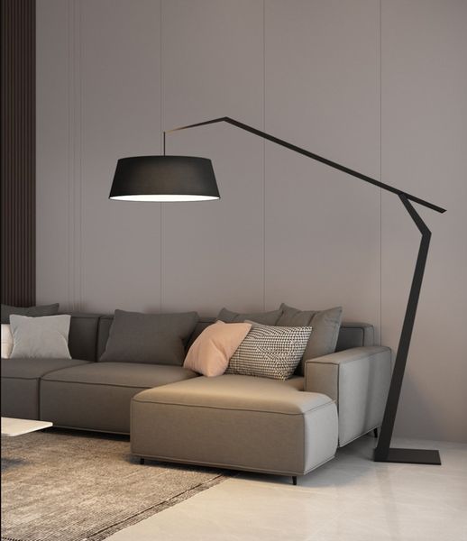 

mordern fishing led floor lamps exhibition hall club villa novelty home decorative bedroom living dining room floor lighting