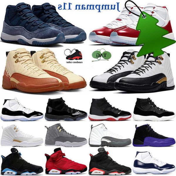 

women men basketball shoes jumpman 6 11 12 cherry cool grey bred concord gamma blue stealth hyper royal playoff royalty taxi 6s 11s 12s trai