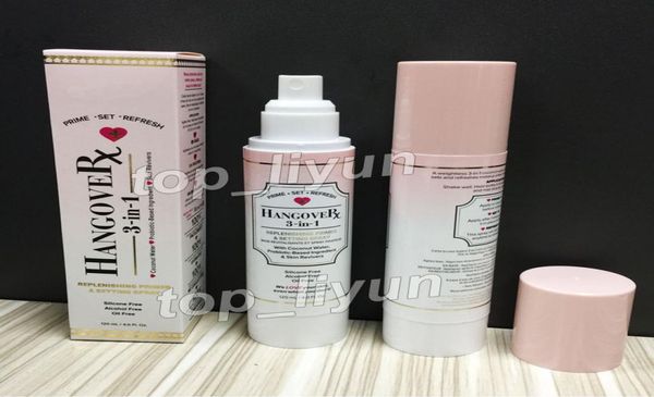 

new hangover rx 3 in 1 replenishing primer spray setting coconut water makeup primers spray 120ml brighten skin hydrated high qual3023568