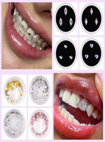 

other oral hygiene 3pcs box dental tooth gem crystal jewelry acrylic beauty diamond ornaments deco material various shape for choo9100978