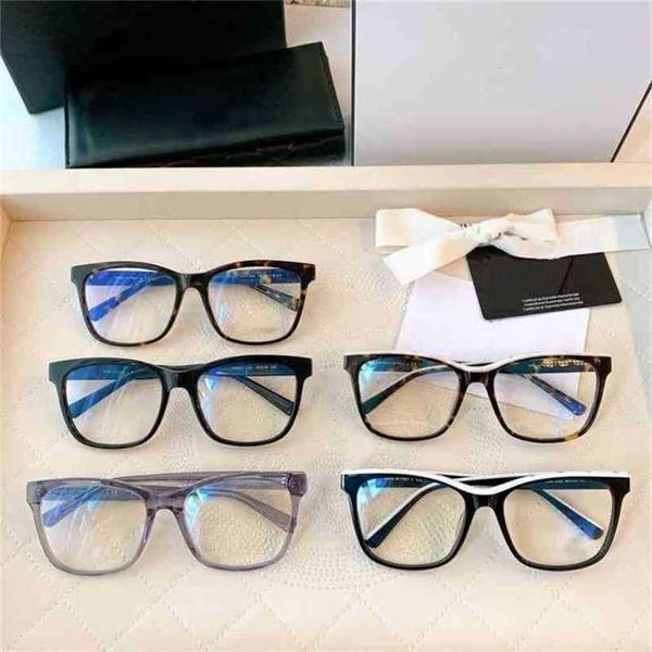 

20% off luxury designer new men's and women's sunglasses 20% off fashion version square flat lens quan same blue light proof can b, White;black