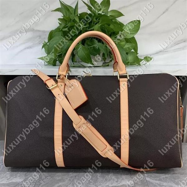 

2022 luxury fashion men women high-quality travel duffle bags brand designer luggage handbags with lock large capacity sport bag 5264r