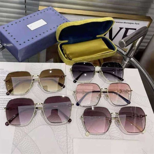 

women's fashion designer sunglasses ins ni he sui same anti gg0882, White;black