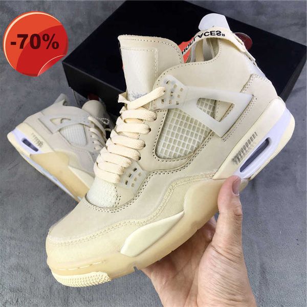 

ow sail jumpman 4 4s shoe grey mens womens basketball shoes