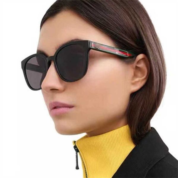 

luxury designer fashion sunglasses 20% off round frame ins of the same style panels personality fashion anti tide, White;black