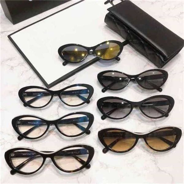 

30% off luxury designer new men's and women's sunglasses 20% off fashion version same series oval small female, White;black