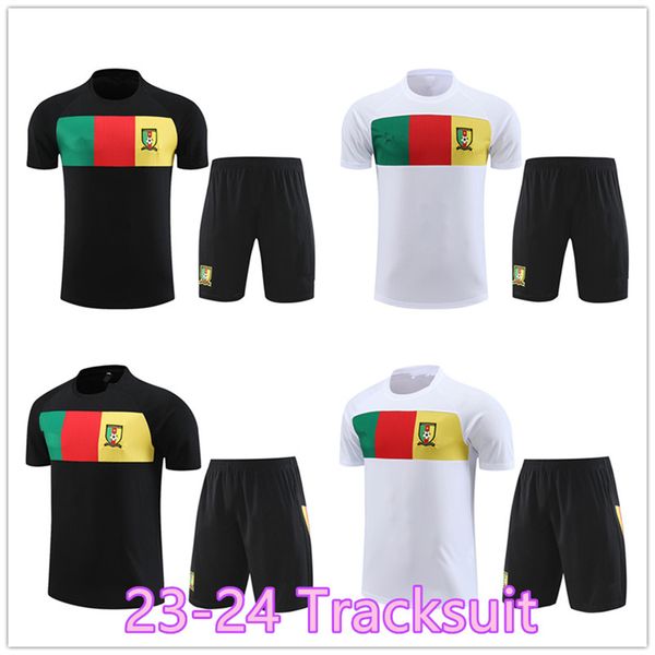 

23 24 cameroon tracksuit soccer jerseys 2022 home blue#9 bahoken #10 aboubakar #13 choupo-moting shirt #11 bassogog #20 ganago #12 ekambi na, Black